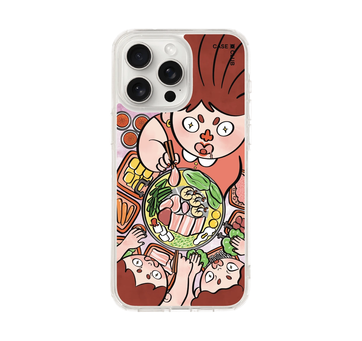 เคสใส iphone 15 pro max อร่อยลืมโลกกับหมูกระทะ